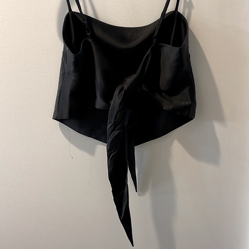 Aritzia Tie Crop Top​​​ - Picture 2 of 3